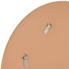 Possini Euro Design Cape Cod Round Vanity Wall Mirror Modern Beveled Glass Black White Gold Frame 31 1/2" Wide for Bathroom Home - 4 of 4