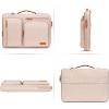 360 protection laptop shoulder bag, 15-15.6 inch computer bag, side opening crossbody bag with 4 zippered pockets - 4 of 4