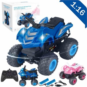 TopComfy Baby and Toddler Learning Toys Stunt Beach Cycle With Spray Function Flexible Stunt Maneuvers Beach for Kids, Blue, 6.5"*7.09"*5.91" - 1 of 4