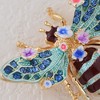 Anna-Kaci Crystal Rhinestone Bee Crystal Rhinestone Brooch Pin - Elegant Enamel Insect Flower Jewelry for Women & Men - 4 of 4