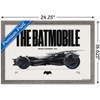 Trends International DC Comics Batman: 85th Anniversary - The Batmobile 2016 Framed Wall Poster Prints - 3 of 4