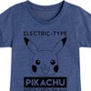Girls' - Pokémon - Pikachu Electric-Type Gotta Catch 'Em All Fitted Short Sleeve Graphic T-Shirt - 2 of 4