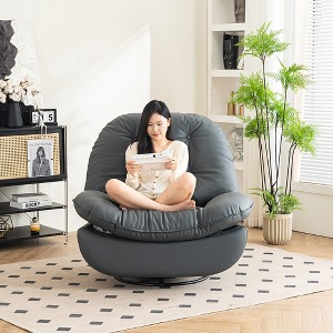 Racxily Power Recliner Swivel Glider USB Charger With Bluetooth Music Player Different Function Sleep Working Game and Leisure Model - 1 of 4