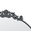 GlasFlength Decorative Wall Mirrors Baroque Inspired Full Length Mirror with Ornate Frame for Bathroom Living Room, Black, 36"*1.5"*38.5" - 4 of 4