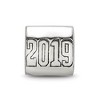 Black Bow Jewelry 2024 Graduation 3 Sided Sterling Silver Bead Charm - 3 of 4
