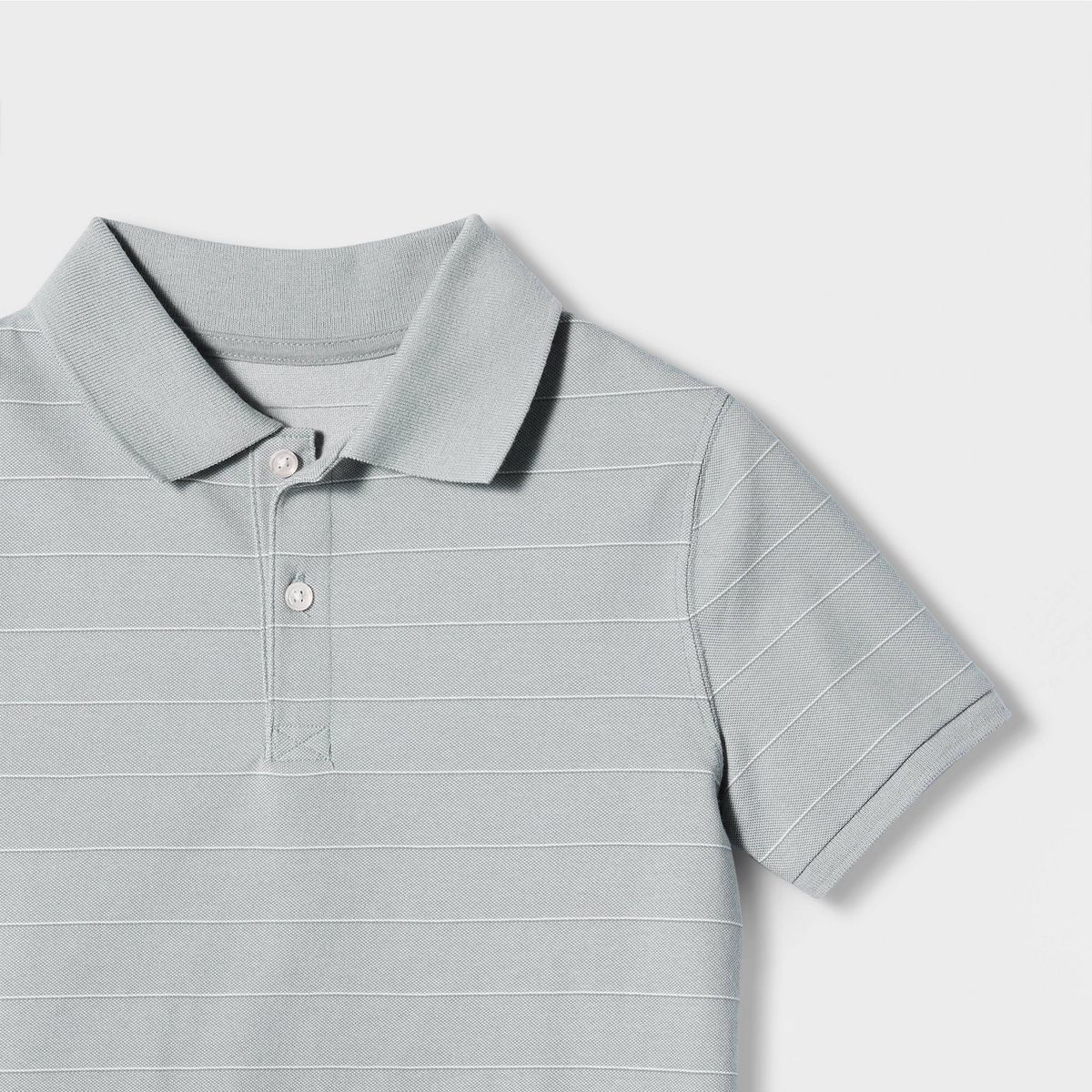 Boys' Short Sleeve Pique Striped Polo Shirt - Cat & Jack™ - thumbnail 6