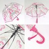 Clotth Whimsical Unicorn Princess Umbrella, Transparent, Printed Design, Windproof, Water-Resistant, Portable Stylish Accessory for Rain - 2 of 4