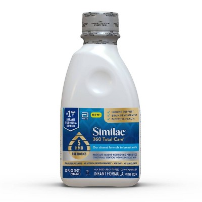 Similac 360 Total Care Advance Non-GMO Ready to Feed Infant Formula - 32 fl oz