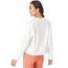 Hanes Originals Comfywear Women's Boxy Long Sleeve T-Shirt - 3 of 4