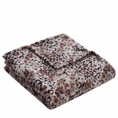 Safari Cheetah Print Ultra Soft Fleece Throw Blanket
