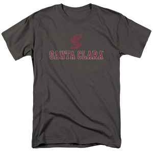 Men's Santa Clara University Official Distressed Primary Logo T-Shirt - 1 of 4