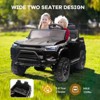 Jojoka Electric Ride on Pickup Truck for Kids, 2 Seater 24V Dual Drive Vehicle w/Remote, MP4, Bluetooth, Spring Suspension - 3 of 4
