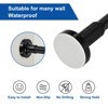 Unique Bargains Carbon Steel Adjustable No Drilling Expandable Shower Curtain Rod - 3 of 4