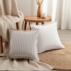 REGALWOVEN Striped Boho Throw Pillow Cover with Tassels Fringe for Home Decoration 2 Pcs - 4 of 4