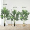 Whizmax Artificial Palm Tree with 15 Trunks Paradise Palm Floor House Plant in Pot Indoor Outdoor Home Office Garden Modern Decoration - 3 of 4
