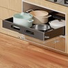 Carbon Steel Kitchen Retractable Cabinet Drawer Rack For Dishes And Pots Pull-Out Basket Storage Box Basket Pull-Out Storage Rack - 2 of 4