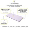 BreathableBaby All-in-One Fitted Sheet & Waterproof Cover, For 36" x 18" Cradle Mattress (2-Pack), Lavender - 3 of 4