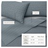 Reversible Honeycomb Waffle Garment Washed Cotton Quilt Set - Great Bay Home - 3 of 4