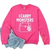 Simply Sage Market I Carry Monsters Purse Sweatshirt - 3 of 4