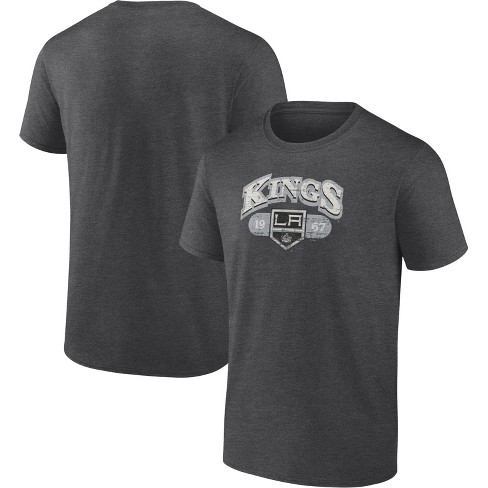 Nhl Los Angeles Kings Men's Short Sleeve Tri-blend T-shirt : Target