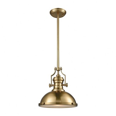 Elk Home Chadwick 1 - Light Pendant in  Satin Brass