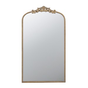 Cesicia 24" x 42" Arch Mirror, Baroque Inspired Wall Decor for Bathroom Bedroom Living Room - 1 of 4