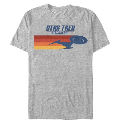 Men's Star Trek: Discovery Retro Rainbow Streak T-shirt - Athletic ...