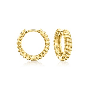Pure Collection by Ross-Simons 18kt Gold Vermeil Shrimp Huggie Hoop Earrings - 1 of 4