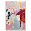 Art Remedy Burgundy over Lavender Retro Abstract Wall Art Framed - 2 of 4