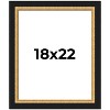 PosterPalooza | Embellished Brown Picture Frame - UV Acrylic, Foam Board Backing, Hanging Hardware - 2 of 4