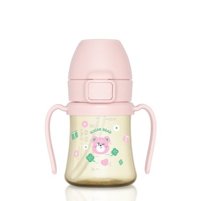 Grosmimi PPSU Straw Cup with Flip Top - 6oz (200ml)