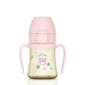 Grosmimi PPSU Straw Cup with Flip Top - 6oz (200ml) - 1 of 4