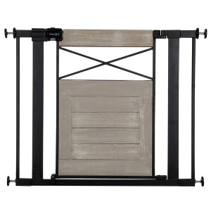 Tramull Easy Install Modern Farmhouse Baby Gate (Grey) - 1 of 1