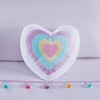 AENKYO Twin Kids Comforter Set, Playful Multi-Color Tassel & Heart Pillow Design, 3-Piece All-Season Bedding with Sham, Lavender - 4 of 4
