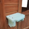 GDFStudio Farynn Country Outdoor Wooden Playhouse with 2 Windows and Flowerpot Holder - 4 of 4