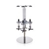 True 4 Bottle Liquor Tap, Whiskey Bottle Holder and Shot Pourer, Alcohol Dispenser for Home Bar, Silicone, Set of 1, Aluminum - 4 of 4