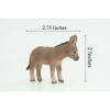 Collectible Wildlife Gifts | Donkey Baby, Burro Foal, Hand Painted, Museum Quality, Rubber Animal, Realistic Toy, Gift,  2 3/4 Inches.  CH942 BB208 - 3 of 4