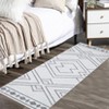 Area Rug Machine Washable Rug Non Slip Non Shedding Indoor Carpet Modern Geometric Low Pile Foldable Stain Resistant Rug for Bedroom Living Room - 4 of 4