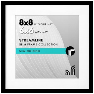 Americanflat Thin Picture Frames with shatter-resistant glass - Horizontal and Vertical Formats for Wall and Tabletop - 1 of 4