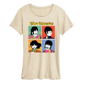Women's - The Beatles - Trippy Times Short Sleeve Graphic T-Shirt