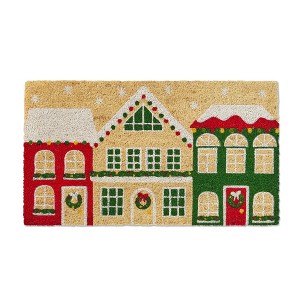 tag Christmas House Pvc Coir Mat - 1 of 1