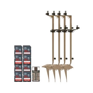 Stealth Cam Mounting Post for Camera& Solar Pak with 32GB Memory Cards and Card Reader (4 Pack) - 1 of 4