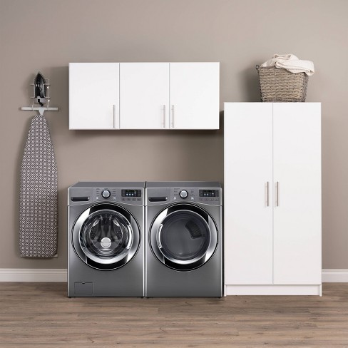 86 Elite With 2 Storage Cabinet Set White Prepac Target