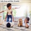 Washable Area Rug for Living Room, Soft Low Pile Farmhouse Boho Carpet, Non Slip Indoor Floor Rug for Bedroom Kitchen Dining - 4 of 4