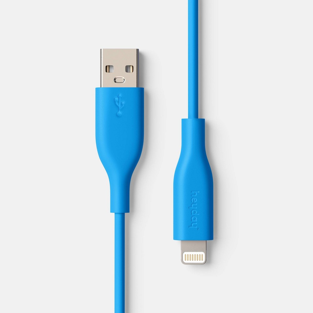 UPC 198850656819 - 6' A+L Silicone Cable - heyday™ Bright Blue: USB-A ...