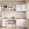 Famapy Multi - Use White Kitchen Cabinet Pantry Wall - Mounted Cabinet: Countertop - Free,DIY Ready，Versatile Setup – Fit Any Style - 2 of 4