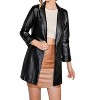 Women's Pleather Oversized Blazer Jacket - lemon tree design - 2 of 4