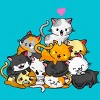 Girl's Design By Humans Cat Cute Pile Cats Anime Kawaii Neko Gift Women Girls By MiuMiuShop T-Shirt - 2 of 3