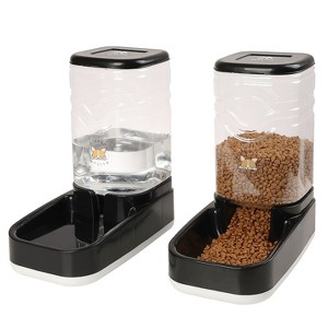 Elevon Automatic Dog & Cat Gravity Food and Water Dispenser Set 3.8L - 1 of 4