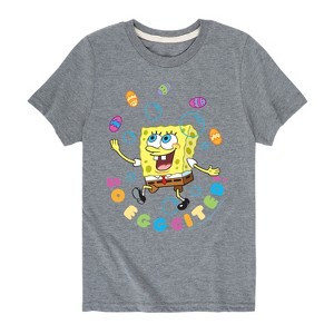 Boys' - SpongeBob Squarepants - So Eggcited Short Sleeve Graphic T-Shirt - 1 of 4